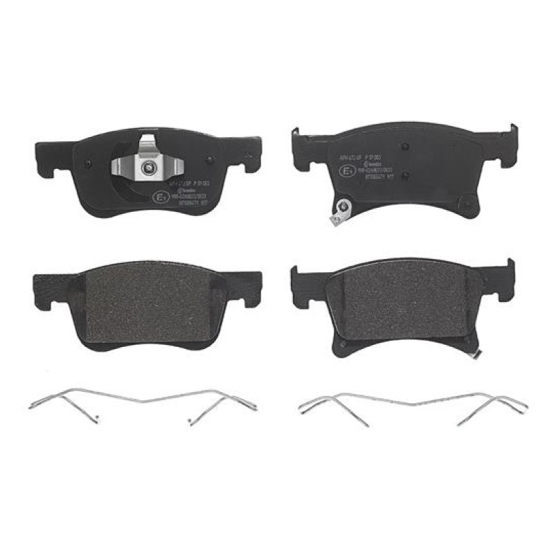 Remblokkenset Vooras Brembo premium