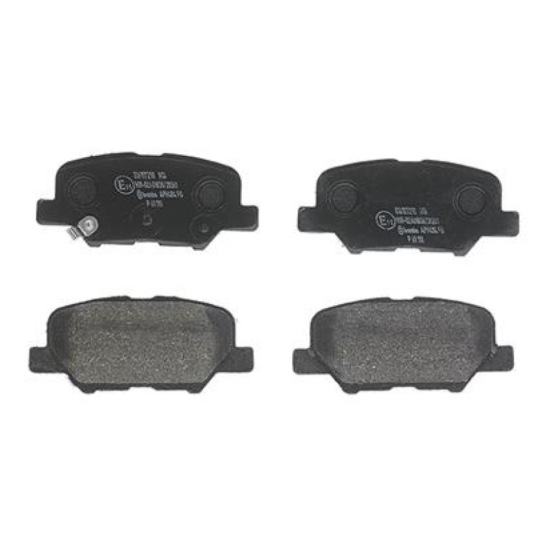 Remblokkenset Achteras Brembo premium