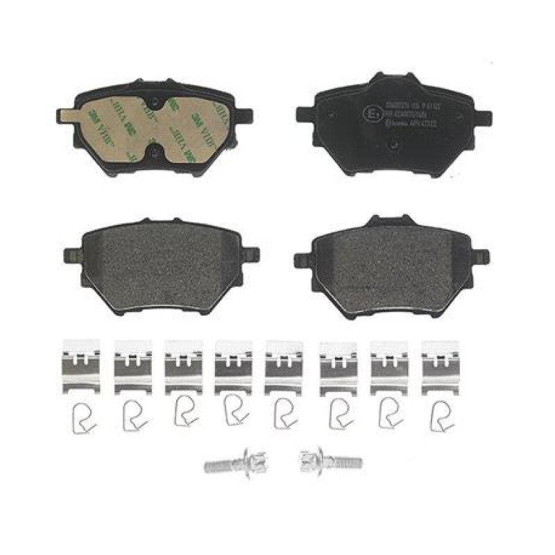 Remblokkenset Achteras Brembo premium
