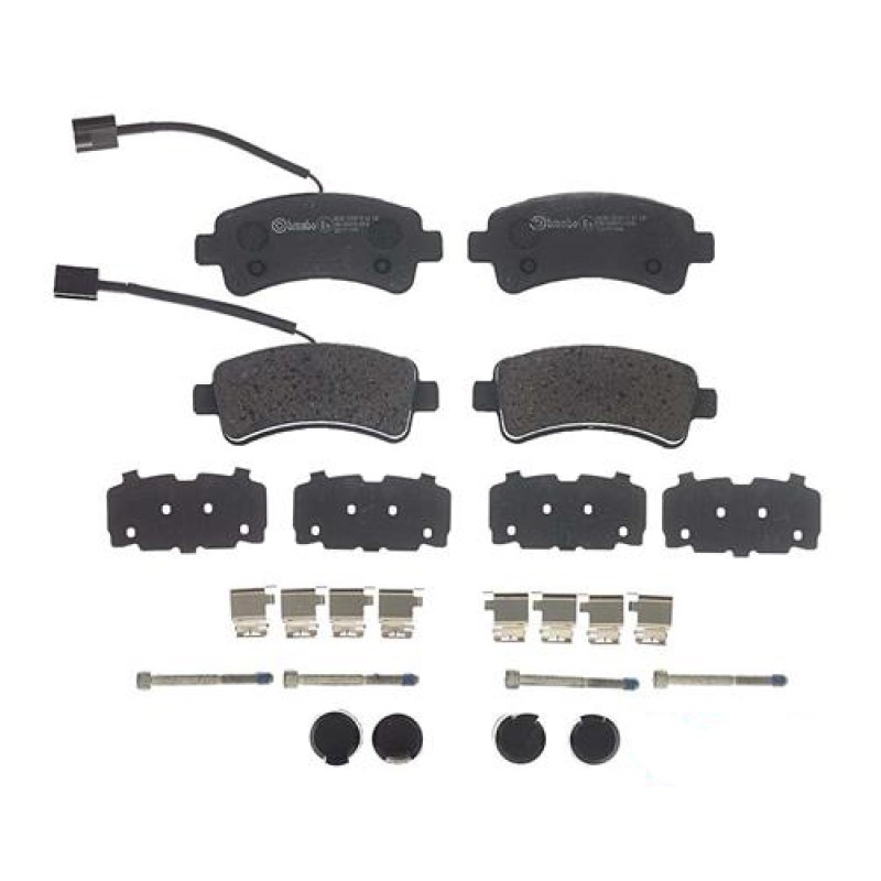 Remblokkenset Achteras Brembo premium