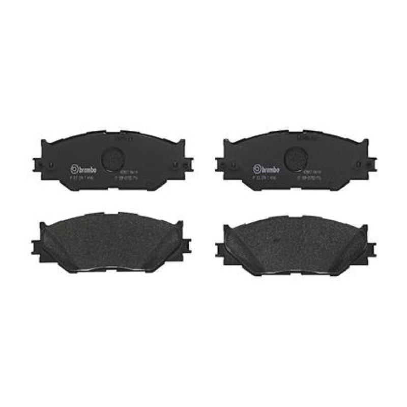 Remblokkenset Vooras Brembo premium