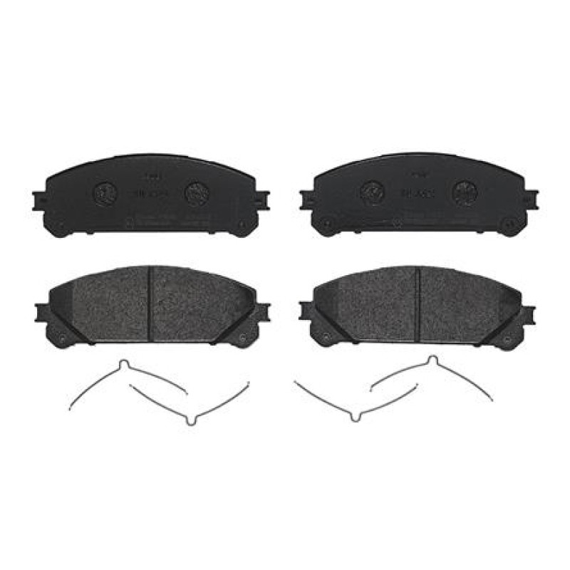 Remblokkenset Vooras Brembo premium
