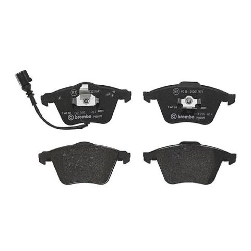 Remblokkenset Vooras Brembo premium