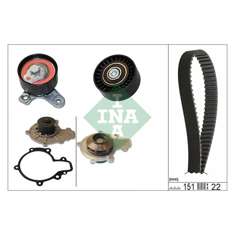 Waterpomp + distributieriem set