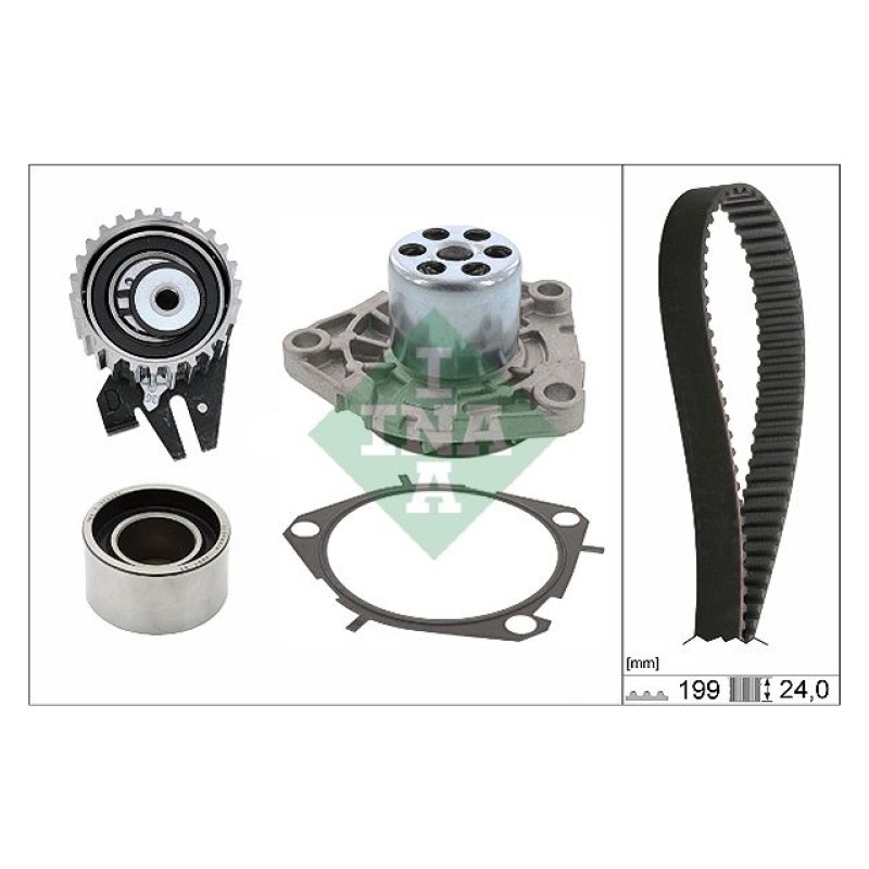 Waterpomp + distributieriem set
