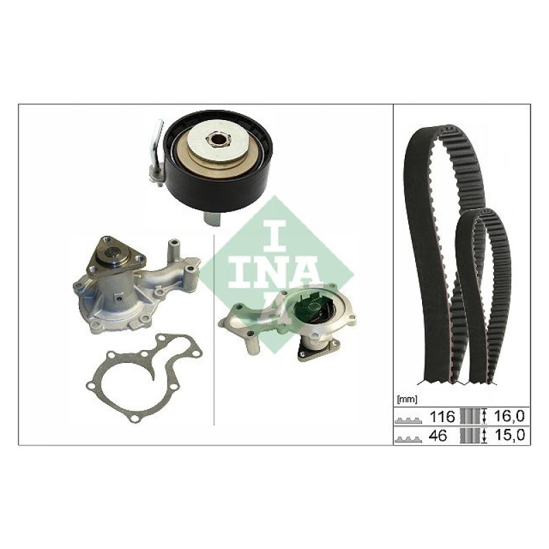 Waterpomp + distributieriem set