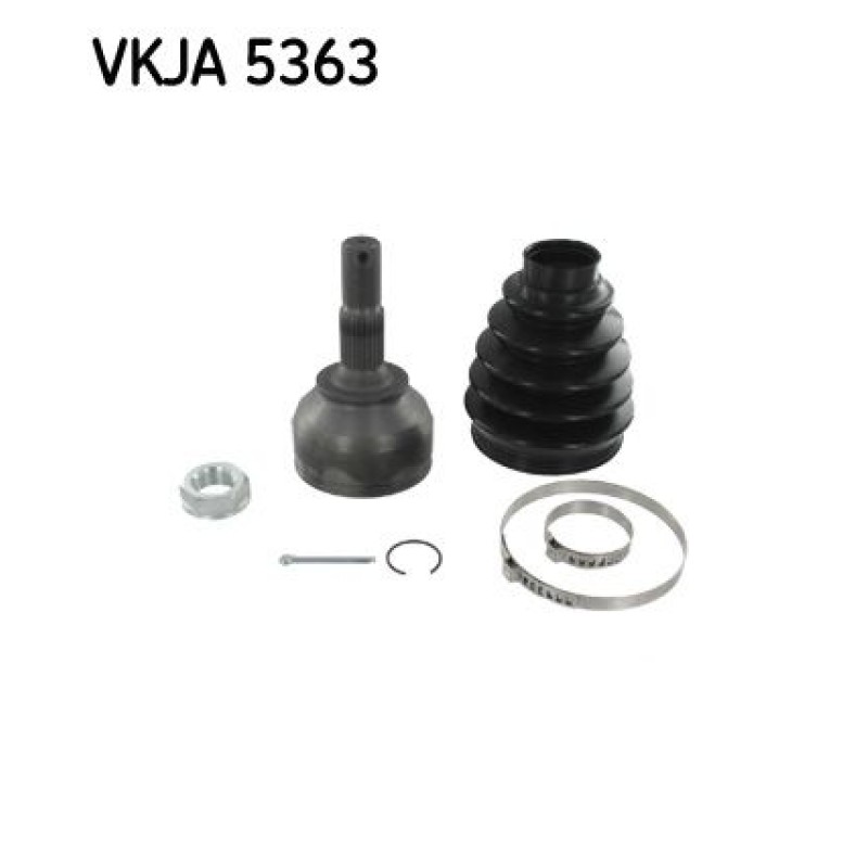 Homokineet reparatie set, aandrijfas Vooras, Wielzijde