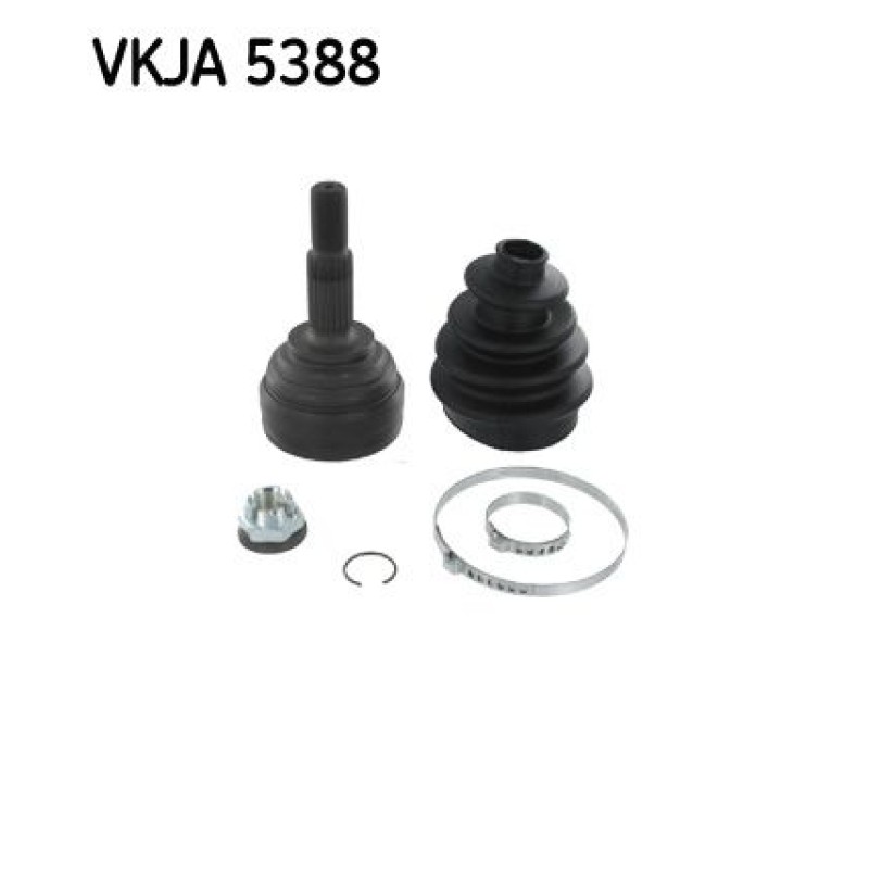 Homokineet reparatie set, aandrijfas Vooras, Wielzijde