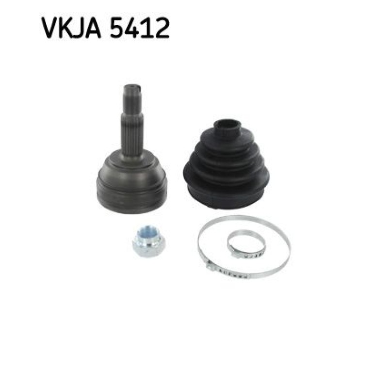 Homokineet reparatie set, aandrijfas Vooras, Wielzijde