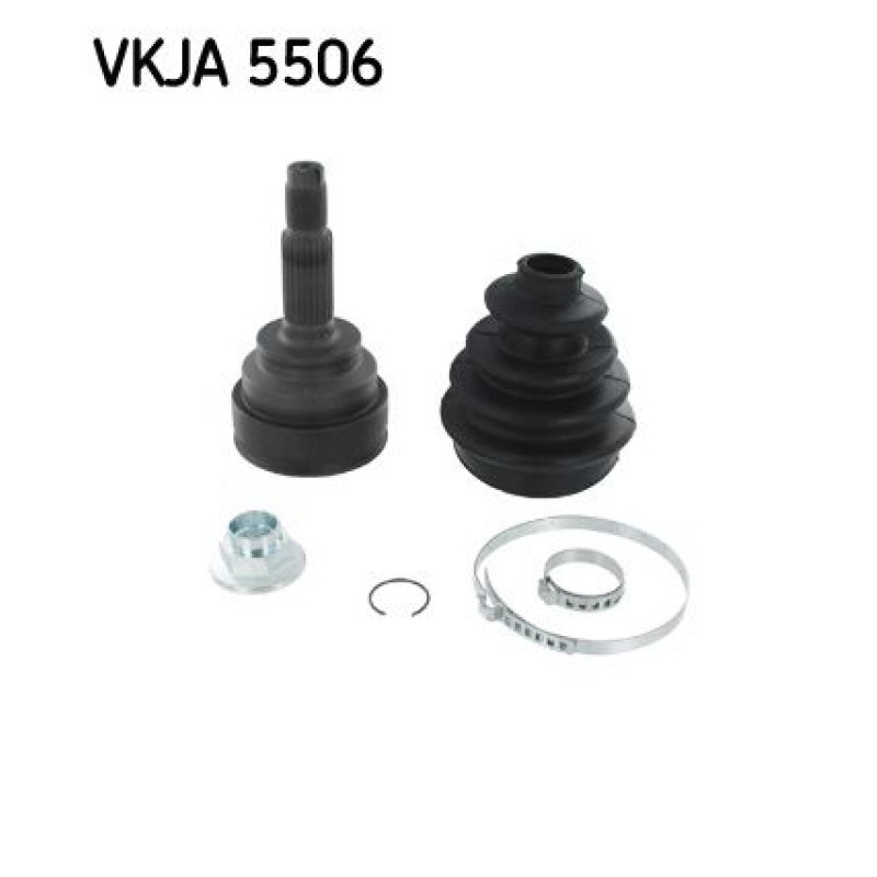 Homokineet reparatie set, aandrijfas Vooras, Wielzijde