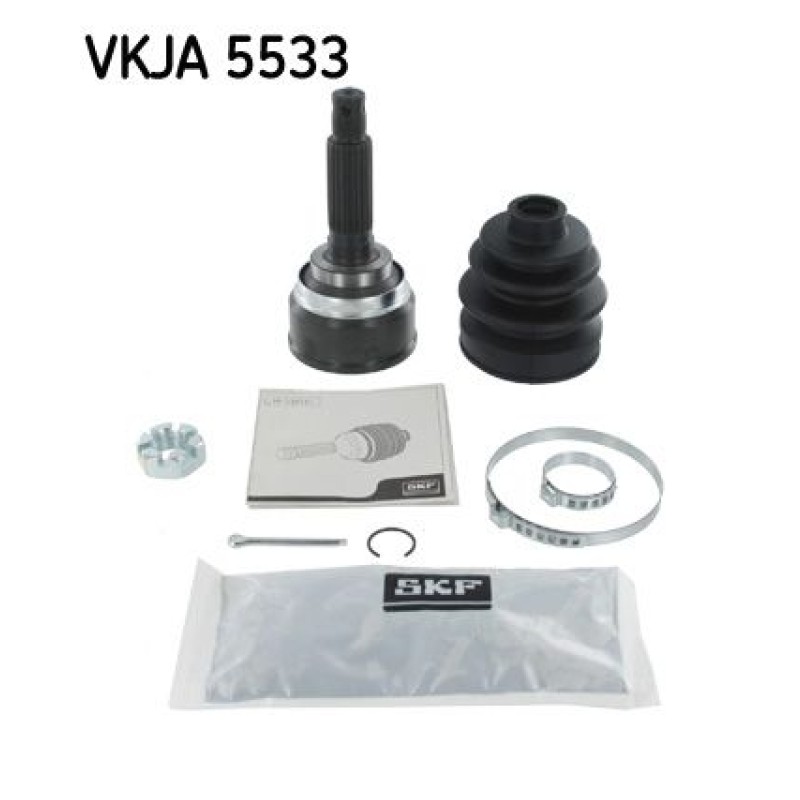 Homokineet reparatie set, aandrijfas Vooras, Wielzijde