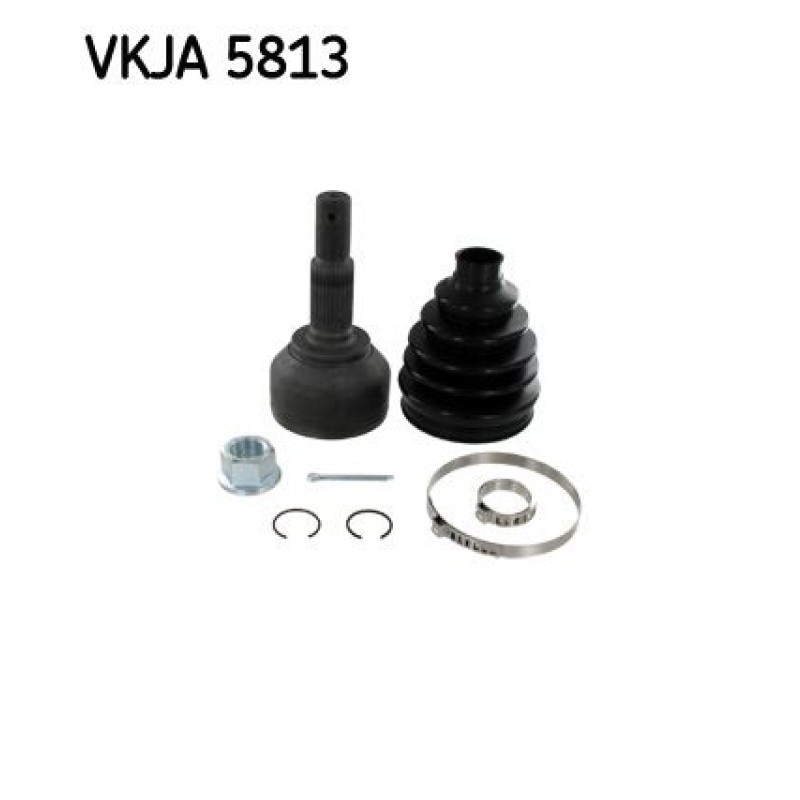 Homokineet reparatie set, aandrijfas Vooras, Wielzijde