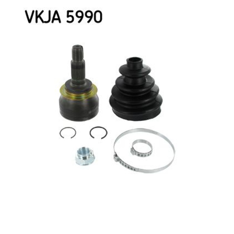 Homokineet reparatie set, aandrijfas Vooras links en rechts, Wielzijde