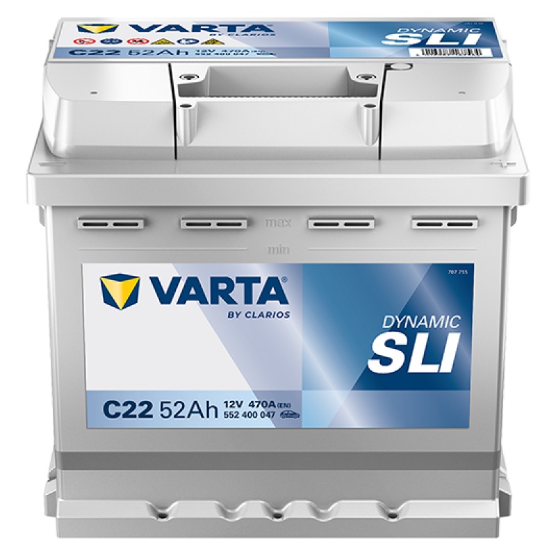 Accu 12 V 52 Ah - SLI